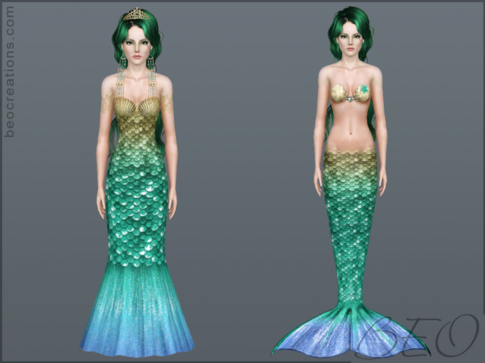 Sea princess for Sims 3 by BEO